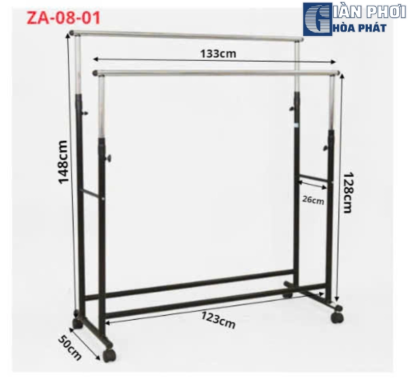 Giàn phơi quần áo inox cao cấp