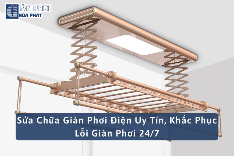 Sửa Chữa Giàn Phơi Điện Tử Điều Khiển Từ Xa | Sửa Nhanh 24/7