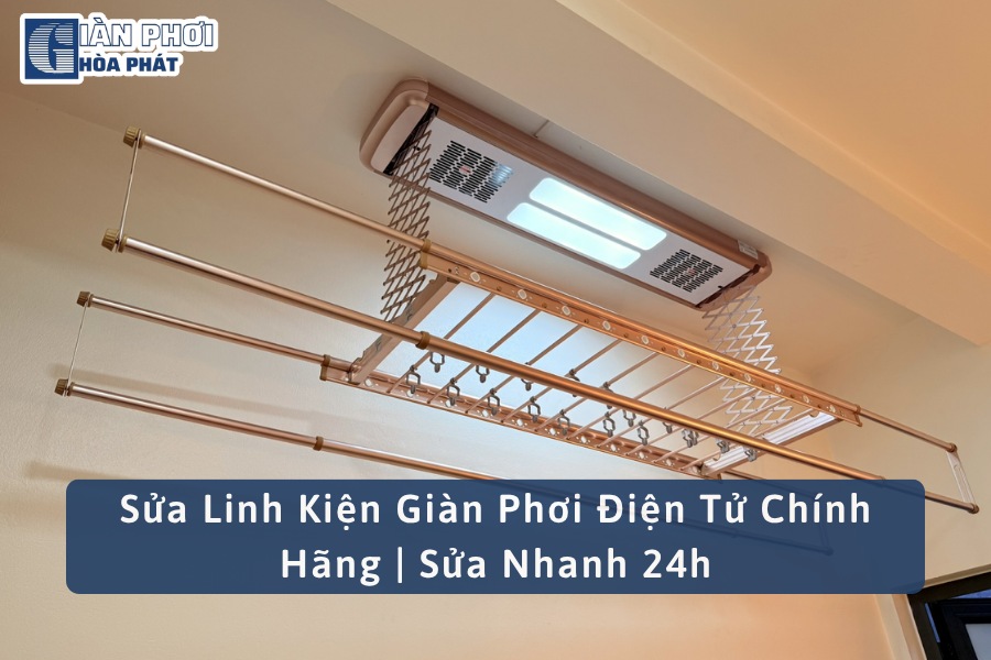 Sửa Linh Kiện Giàn Phơi Điện Tử Chính Hãng | Sửa Nhanh 24h