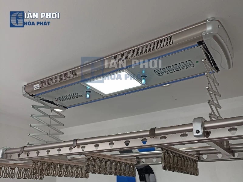 sửa đèn chiếu sáng giàn phơi điện tử điều khiển từ xa