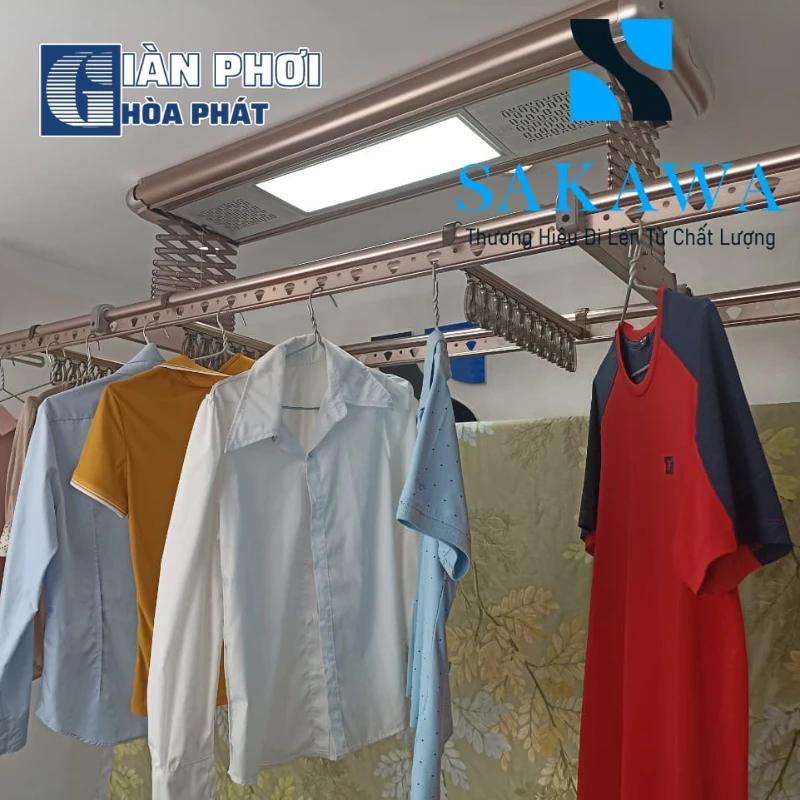 Giàn phơi thông minh điện tử Sakawa - S330K