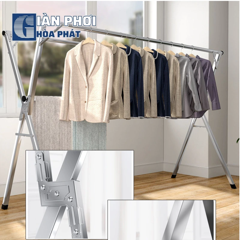 Giàn Phơi Thông Minh Gấp Gọn Inox 3.04