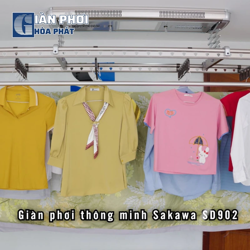 Giàn phơi thông minh điện tử Sakawa SD902