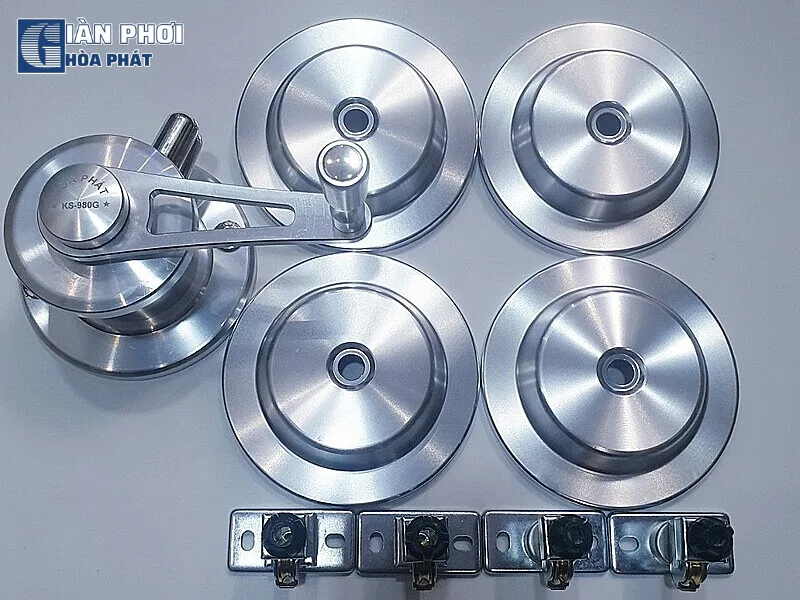thay bát chụp giàn phơi thông minh