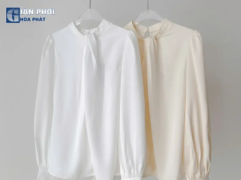 cách phơi quần áo lụa