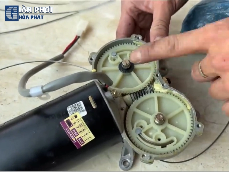 sửa motor giàn phơi điện tử