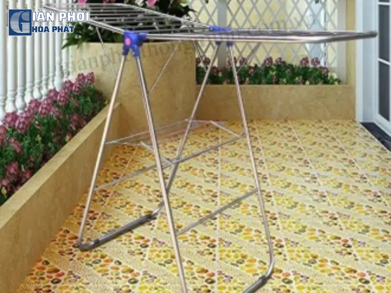 Giàn phơi quần áo thông minh inox kiểu Hàn Quốc