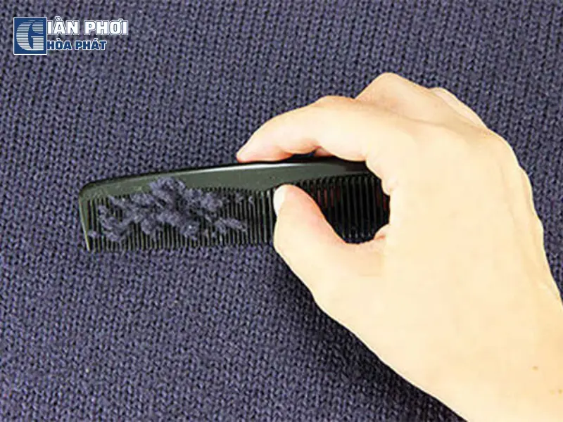 Xử lý vết lông xù trên quần áo nỉ