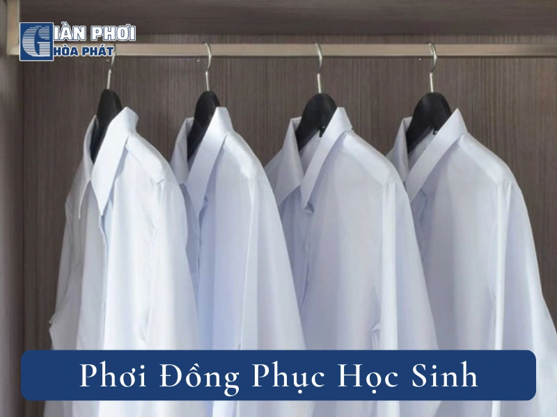 Cách Phơi Đồng Phục Học Sinh Đúng Cách, Giữ Áo Như Mới Mua