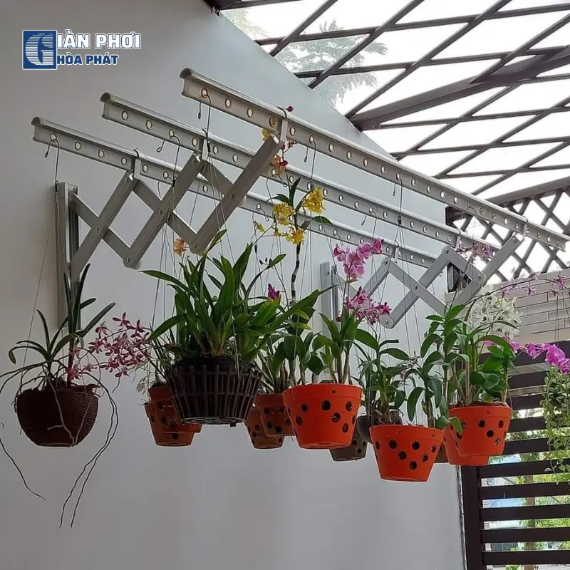 giàn phơi thông minh gắn tường