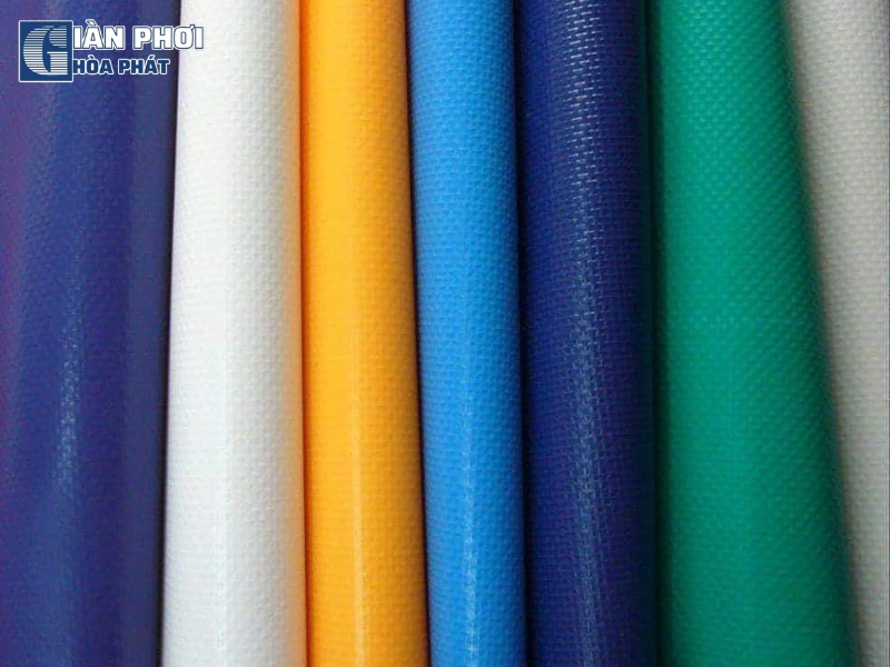 Địa chỉ mua bạt nhựa PVC Tarpaulin chống cháy uy tín: Giàn phơi Hòa Phát