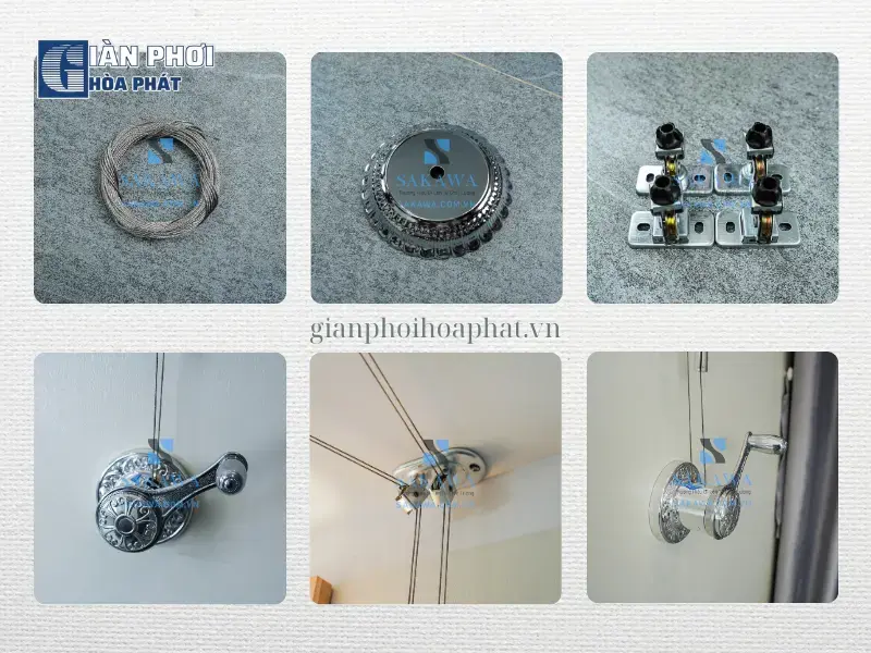 Giàn phơi Hàn Quốc có cấu tạo thông minh, tinh tế