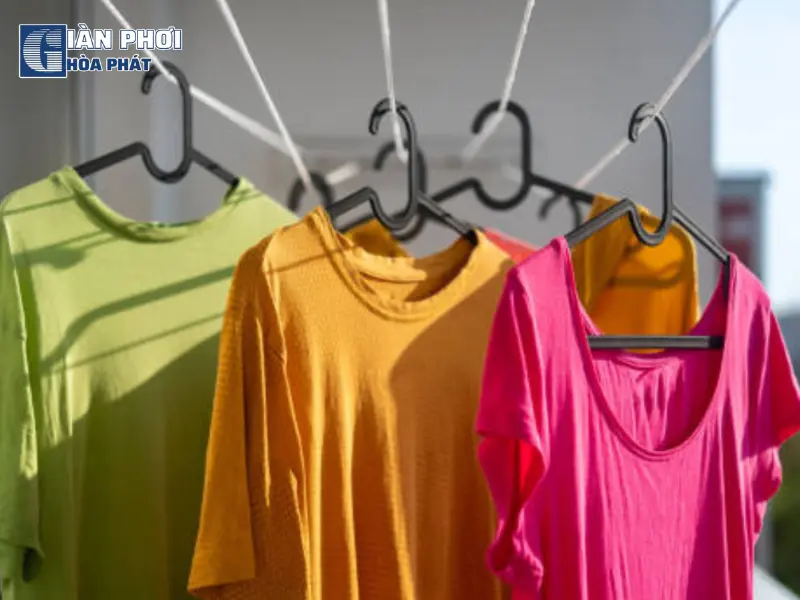 cách phơi quần áo thể thao