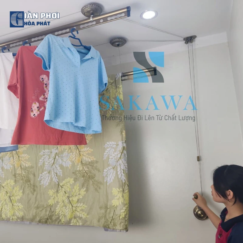 giàn phơi thông minh Sakawa S202
