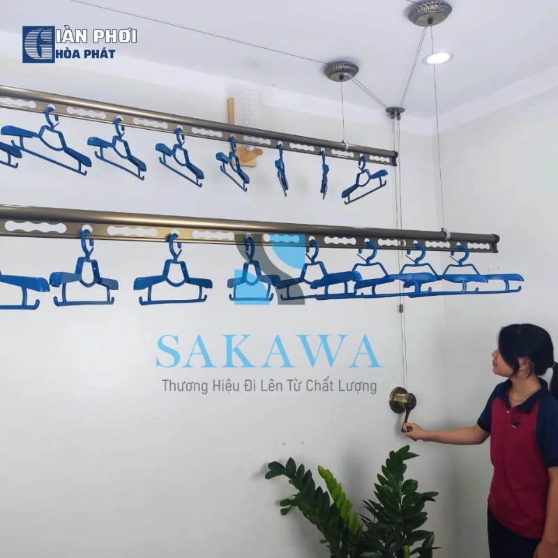giàn phơi thông minh Sakawa S202