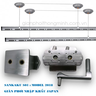 Giàn phơi thông minh nhập khẩu Sankaku S01 Model 2024